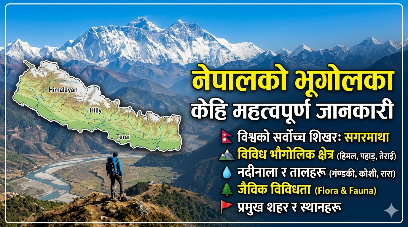 Some important information about the geography of Nepal