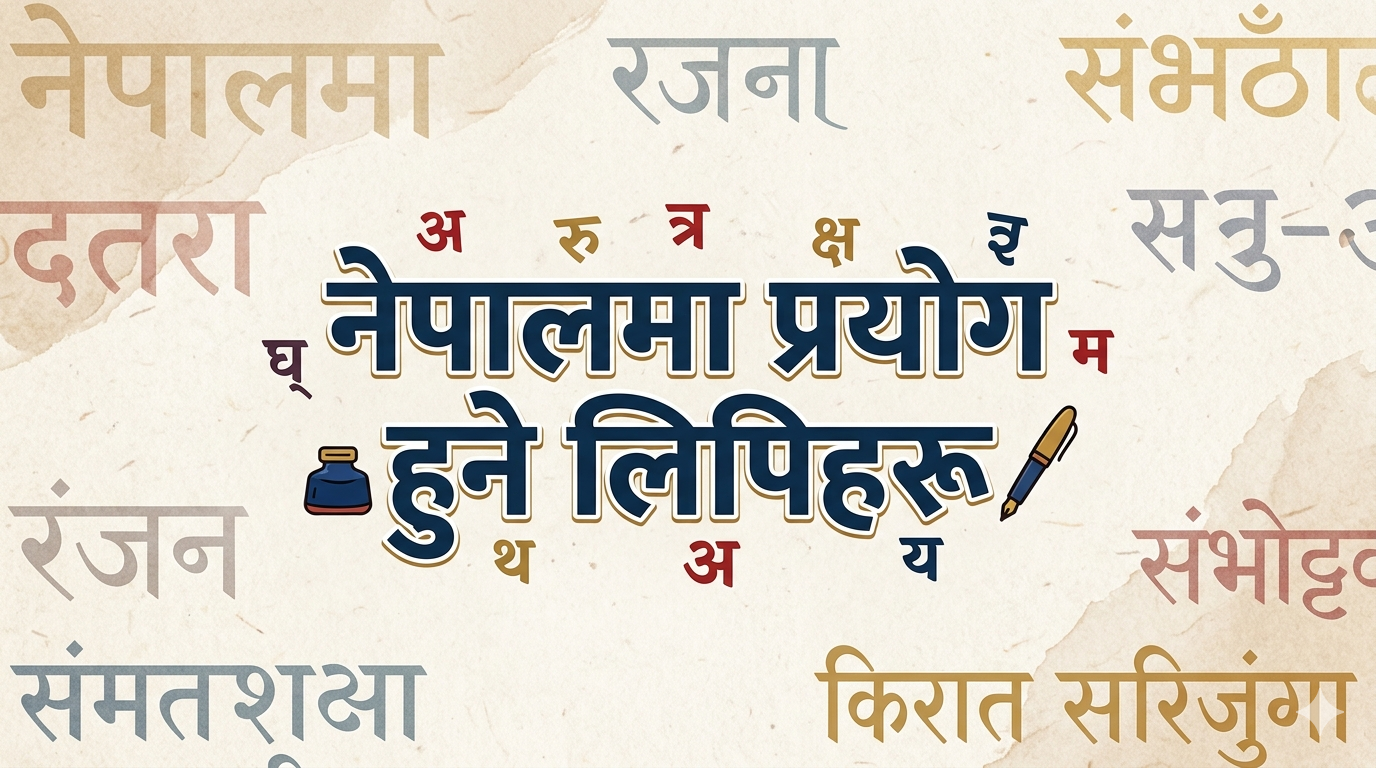 Scripts used in Nepal